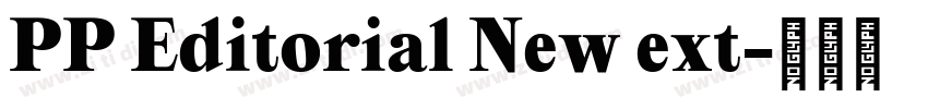 PP Editorial New ext字体转换